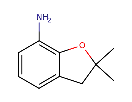 Molecular Structure of 68298-46-4 (2,2-DIMETHYL-2,3-DIHYDRO-1-BENZOFURAN-7-AMINE)