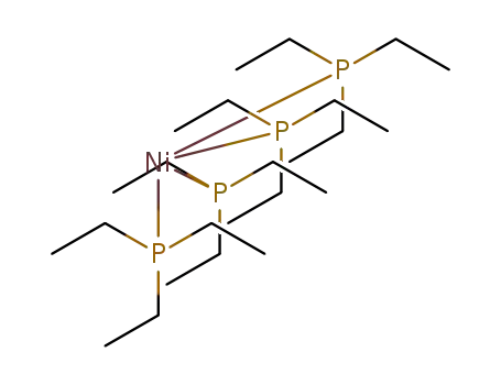 Molecular Structure of 51320-65-1 (tetrakis(triethylphosphine)nickel<sup>(0)</sup>)