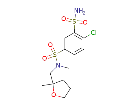 Molecular Structure of 7195-27-9 (mefruside)