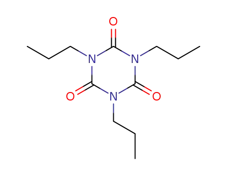 Molecular Structure of 4015-16-1 (1,3,5-tripropyl-1,3,5-triazine-2,4,6(1H,3H,5H)-trione)