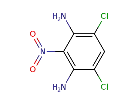 4,6-dichloro-2-nitro-<i>m</i>-phenylenediamine