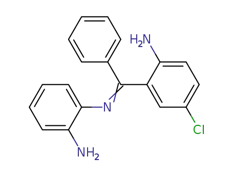 Molecular Structure of 103718-97-4 (1,2-Benzenediamine, N-[(2-amino-5-chlorophenyl)phenylmethylene]-)