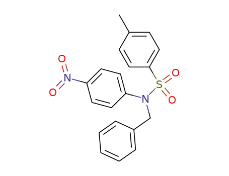 Molecular Structure of 22019-64-3 (N-benzyl-4'-nitrotoluene-p-sulphonanilide)