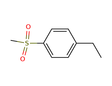 Molecular Structure of 31218-79-8 (4-ETHYLPHENYLMETHYLSULFONE)