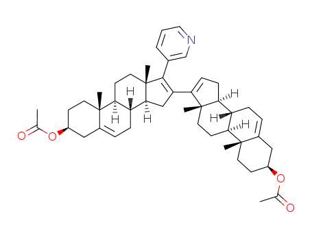 3β-Acetoxy-16-(3β-acetoxyandrosta-5,16-dien-17-yl)-17-(3-pyridyl)androsta-5,16-diene