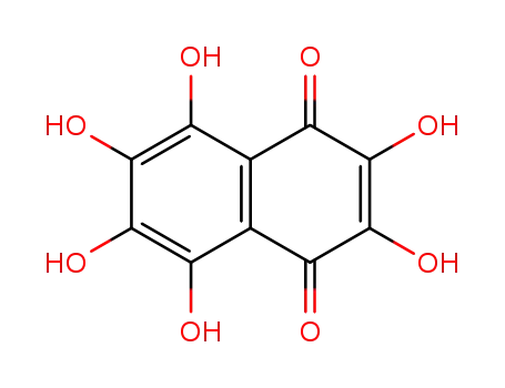 Molecular Structure of 476-37-9 (2,3,5,6,7,8-Hexahydroxy-1,4-naphthalenedione)