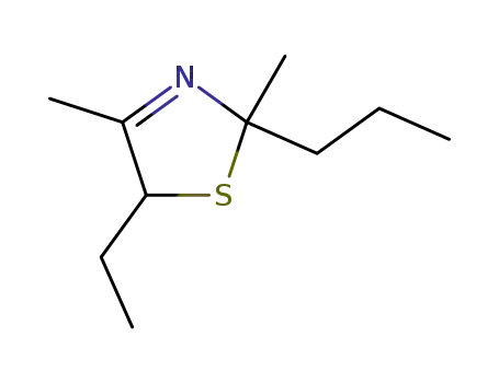 Molecular Structure of 2289-66-9 (5-ethyl-2,4-dimethyl-2-propyl-2,5-dihydro-thiazole)