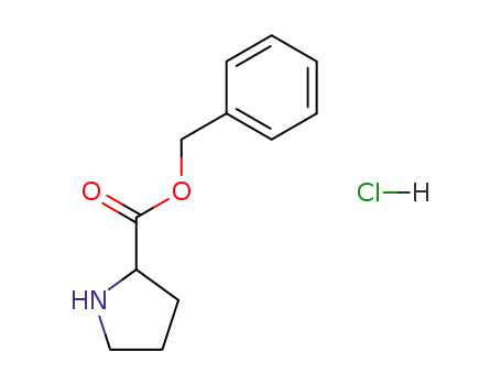 Molecular Structure of 53843-90-6 (H-D-PRO-OBZL HCL)