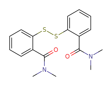 Molecular Structure of 1240-22-8 (Benzamide, 2,2'-dithiobis[N,N-dimethyl-)