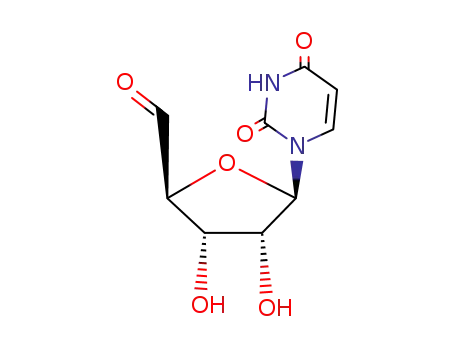 Molecular Structure of 28370-56-1 (Uridine,5'-deoxy-5'-oxo-)