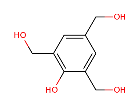 Molecular Structure of 2937-61-3 (2-hydroxybenzene-1,3,5-trimethanol)