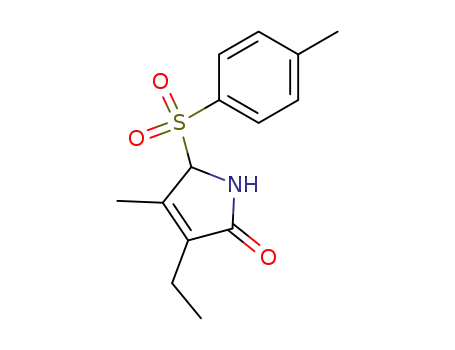 Molecular Structure of 184422-85-3 (3-ethyl-4-methyl-5-p-toluenesulfonyl-3-pyrrolin-2-one)