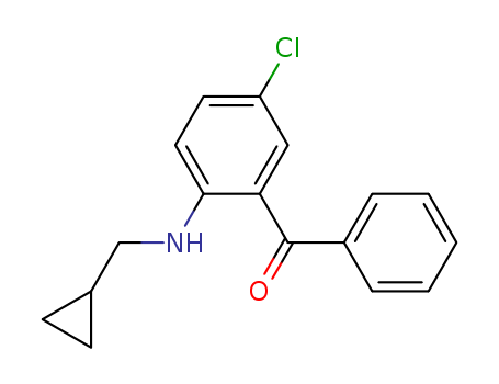 5-Chloro-2-[(cyclopropylmethyl)amino]benzophenone 2897-00-9