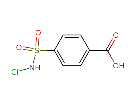Molecular Structure of 106145-03-3 (Benzoic acid, 4-[(chloroamino)sulfonyl]-)