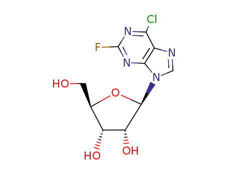 6-Chloro-2-fluoro-9-(β-D-ribofuranosyl)purine