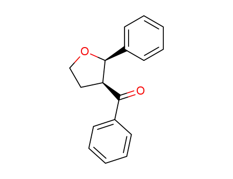 Molecular Structure of 144667-61-8 (cis-3-benzoyl-2-phenyloxolane)