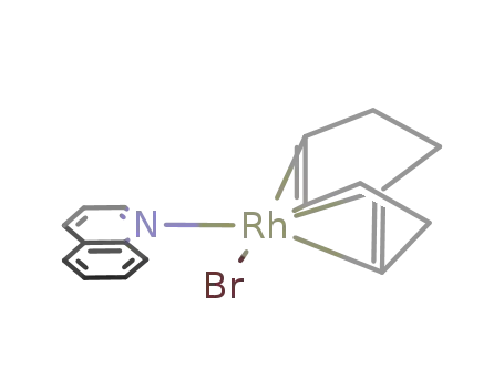 Molecular Structure of 120782-61-8 ({Rh(Br)(1,5-cyclooctadiene)(quinoline)})