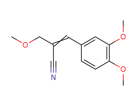 2-Propenenitrile,3-(3,4-dimethoxyphenyl)-2-(methoxymethyl)-