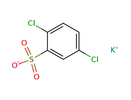 Molecular Structure of 46019-98-1 (Potassium 2,5-dichlorobenzenesulfonate)