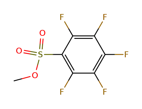 Molecular Structure of 4434-87-1 (Methyl pentafluorobenzenesulfonate)
