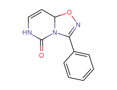 Molecular Structure of 178047-66-0 (3-Phenyl-5,7a-dihydro-1-oxa-2,3a,5-triaza-inden-4-one)