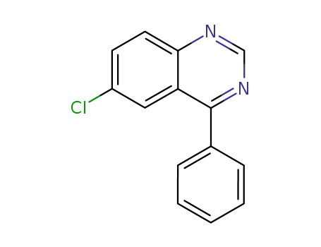 Molecular Structure of 4015-28-5 (6-chloro-4-phenylquinazoline)