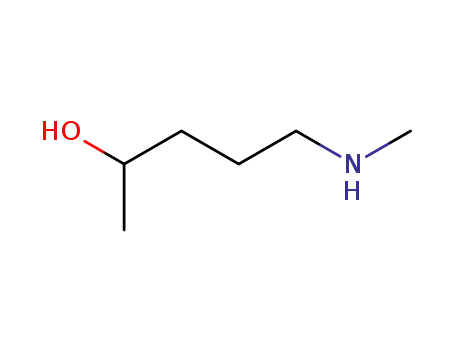 Molecular Structure of 89585-19-3 (2-Pentanol, 5-(methylamino)-)
