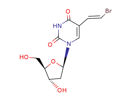 Molecular Structure of 69304-47-8 (Brivudine)