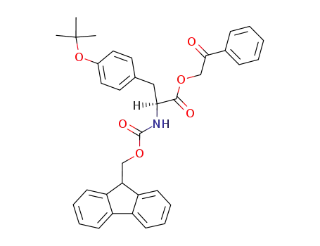 Molecular Structure of 146346-74-9 (Fmoc-Tyr(bu<sup>t</sup>)-O-Pha)