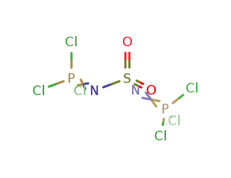 Molecular Structure of 14259-65-5 (Sulfamide,N,N'-bis(trichlorophosphoranylidene)-)