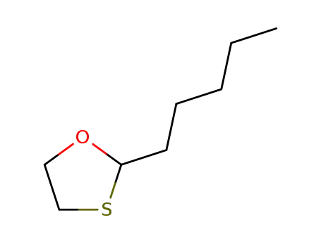 Molecular Structure of 59323-69-2 (1,3-Oxathiolane, 2-pentyl-)