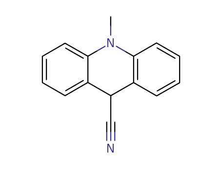 Molecular Structure of 837-43-4 (9-Acridinecarbonitrile, 9,10-dihydro-10-methyl-)