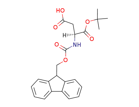 Molecular Structure of 129460-09-9 (L-Fmoc-Aspartic acid alpha-tert-butyl ester)