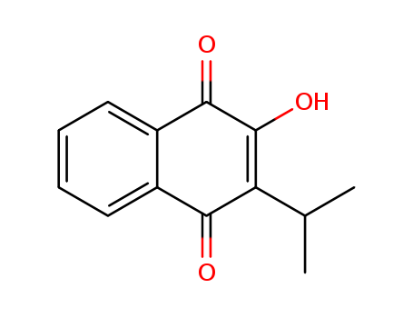 1,4-Naphthalenedione,2-hydroxy-3-(1-methylethyl)- cas  7467-75-6