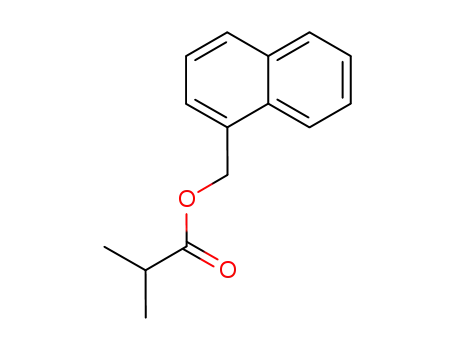 Molecular Structure of 72524-21-1 (1-naphthylmethyl 2-methylpropanoate)