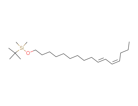 Molecular Structure of 220083-29-4 ((4Z,6E)-16-(tert-butyldimethylsilyl)oxy-4,6-hexadecadiene)