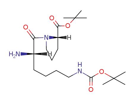 Molecular Structure of 32489-85-3 (L-Lys(Boc)-L-Pro-OBu<sup>t</sup>)