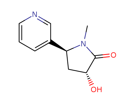 2-Pyrrolidinone,3-hydroxy-1-methyl-5-(3-pyridinyl)-, (3R,5S)-(34834-67-8)