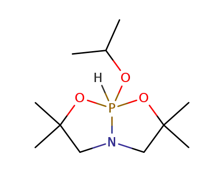 Molecular Structure of 118065-56-8 ([1,3,2]Oxazaphospholo[2,3-b][1,3,2]oxazaphosphole,
2,3,5,6,8,8-hexahydro-2,2,6,6-tetramethyl-8-(1-methylethoxy)-)