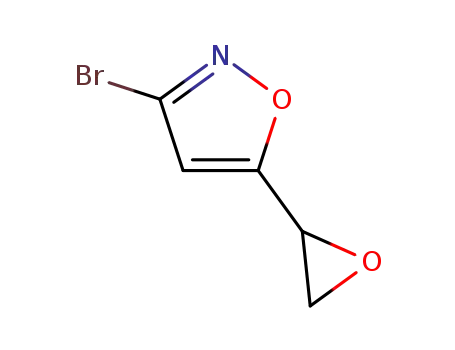 Molecular Structure of 76596-56-0 (2-(3-bromo-5-isoxazolyl)oxirane)