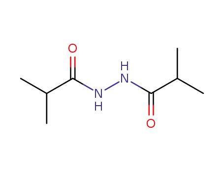 Molecular Structure of 1530-53-6 (Propanoic acid,2-methyl-, 2-(2-methyl-1-oxopropyl)hydrazide)