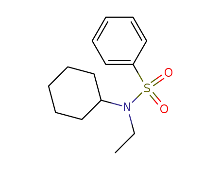 Molecular Structure of 349098-36-8 (N-ethyl cyclohexylbenzene sulfonamide)