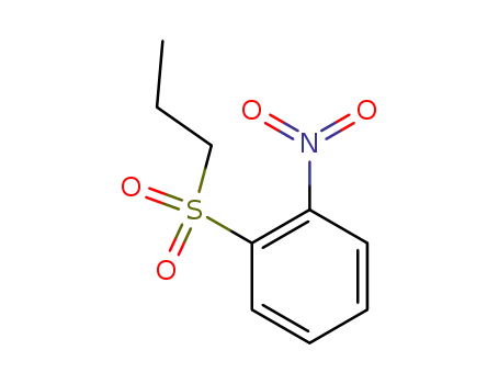 Molecular Structure of 76697-43-3 (1-Nitro-2-(propylsulphonyl)benzene)
