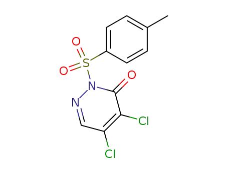 3(2H)-Pyridazinone, 4,5-dichloro-2-((4-methylphenyl)sulfonyl)-