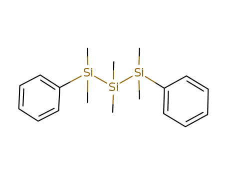 Molecular Structure of 4098-97-9 (Trisilane, 1,1,2,2,3,3-hexamethyl-1,3-diphenyl-)