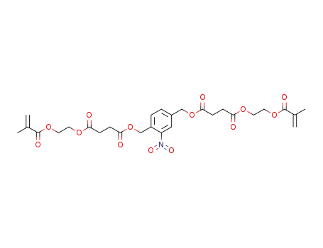 bis(2-(methacryloyloxy)ethyl) O,O’-((2-nitro-1,4-phenylene)bis(methylene)) disuccinatE