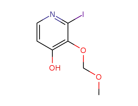 Molecular Structure of 405137-24-8 (2-iodo-3-(methoxymethoxy)pyridin-4-ol)