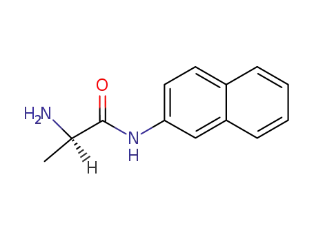Molecular Structure of 20723-89-1 (Propanamide, 2-amino-N-2-naphthalenyl-, (2R)-)