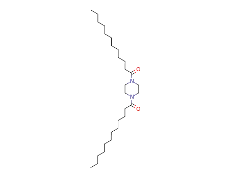 Molecular Structure of 6626-83-1 (1,4-bis(1-oxododecyl)piperazine)