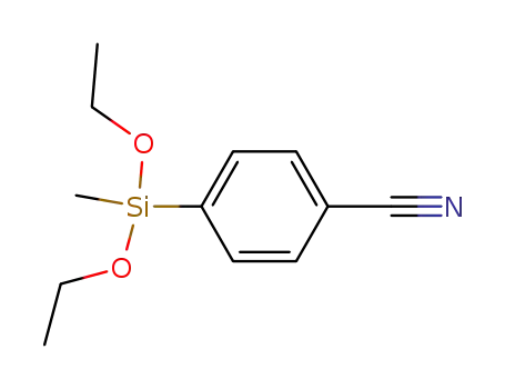 4-cyano-1-(diethoxymethylsilyl)benzene